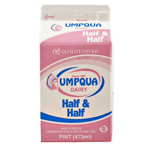 Umpqua Dairy Half & Half Cream