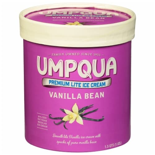 Umpqua Vanilla Bean Light Ice Cream Tub