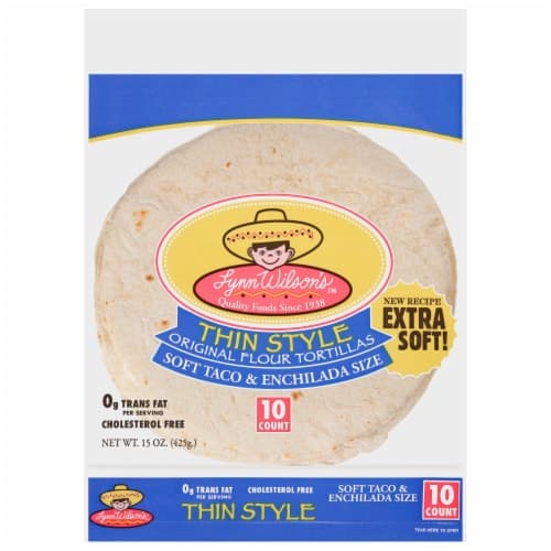 Lynn Wilson'S Thin Style Flour Tortillas