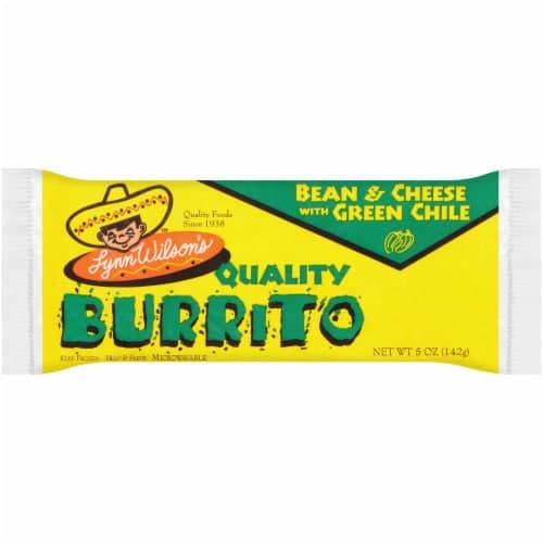 Lynn Wilson'S Bean & Cheese With Green Chile Burrito