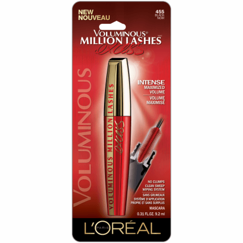 Loreal Voluminous Million Lashes Mascara, Million Lashes, Excess, Black 