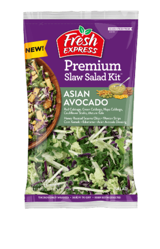 Fresh Express Slaw Salad Kit, Premium, Asian Avocado