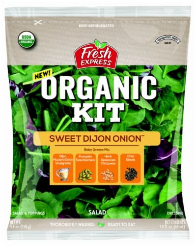 Fresh Express Organic Sweet Dijon Onion Salad Kit