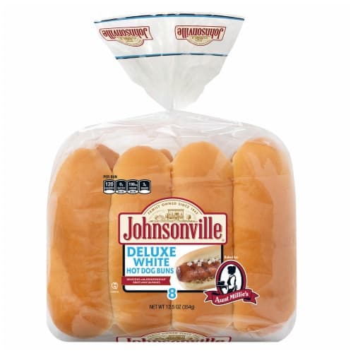 Aunt Millie'S Hot Dog Buns, Deluxe, Enriched, White