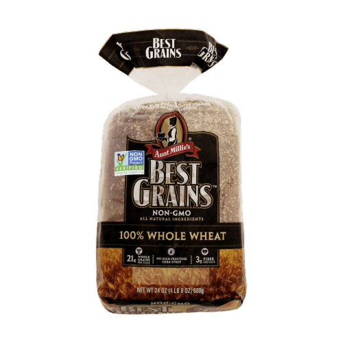 Aunt Millie'S Best Grains Bread 100% Whole Wheat Bread