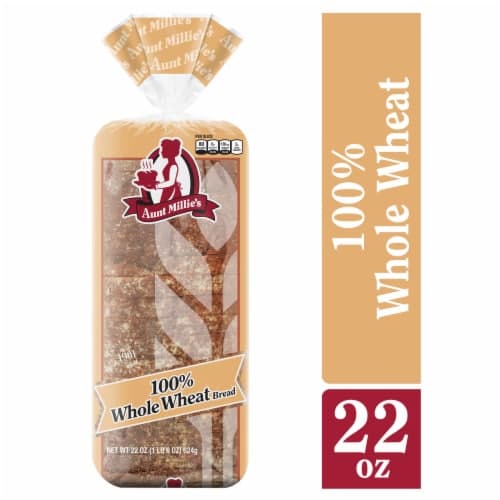 Aunt Millies Homestyle 100% Whole Wheat Bread