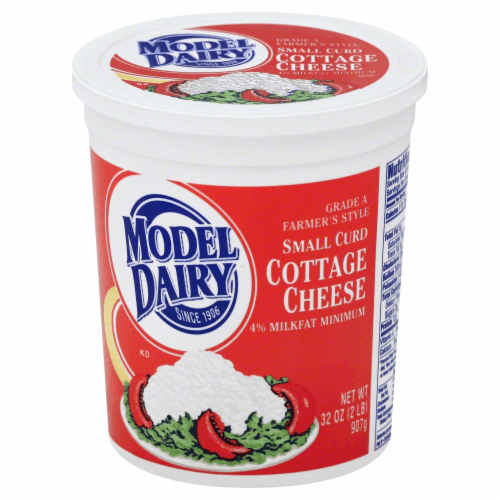 Model Dairy Cottage Cheese, Small Curd, 4% Milkfat Minimum, Farmer'S Style