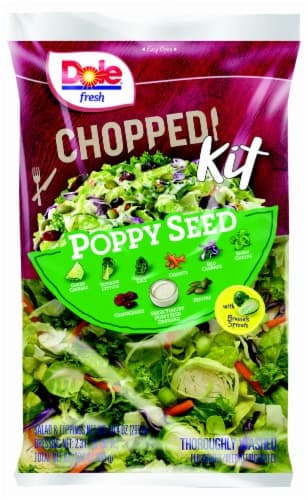 Dole Salad Kit, Chopped, Poppy Seed, With Brussels Sprouts