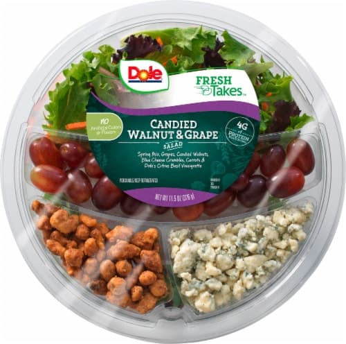 Dole Candied Walnut & Grape Multi Serve Salad Bowl