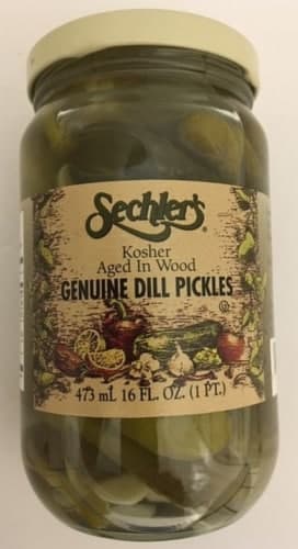 Sechler'S Kosher Genuine Dill Pickles