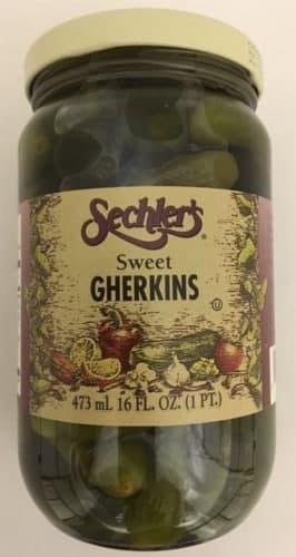 Sechler'S Gherkin Sweet Pickles