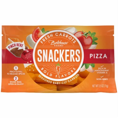 Bolthouse Farms Veggie Snackers Baby-Cut Carrots With Pizza Seasoning