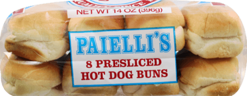 Paielli'S Presliced Hot Dog Buns