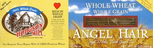Hodgson Mill Angel Hair, Whole Wheat