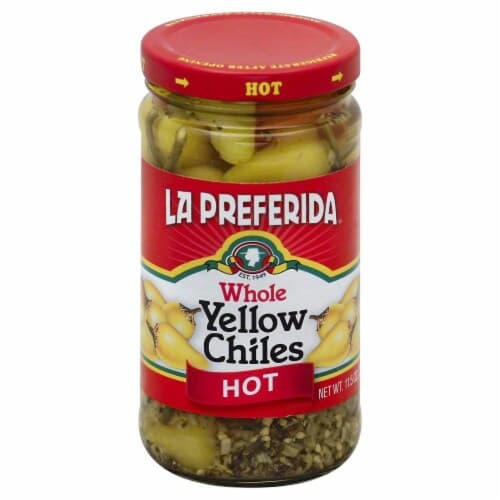La Preferida Yellow Chiles, Whole, Hot