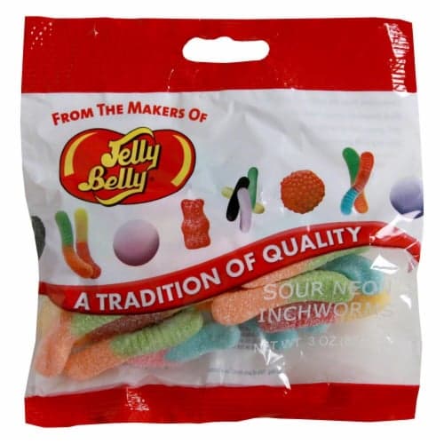 Jelly Belly Sour Neon Inchworms