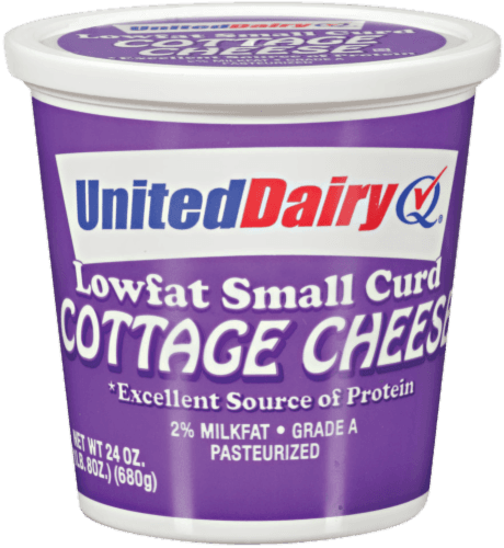 United Dairy Lowfat Small Curd Cottage Cheese Tub