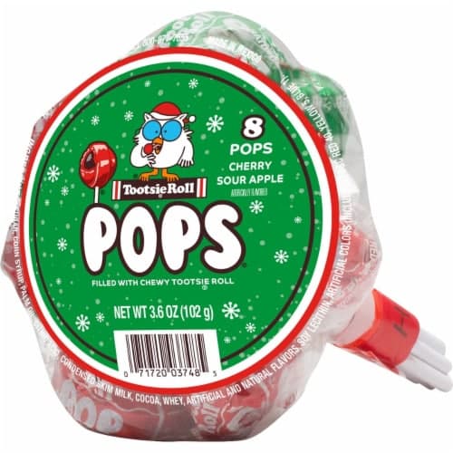 Tootise Roll Pop Cherry Sour Apple Bunch Holiday Candy