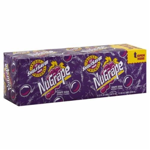 Nugrape Soda, Grape, Shelf Saver