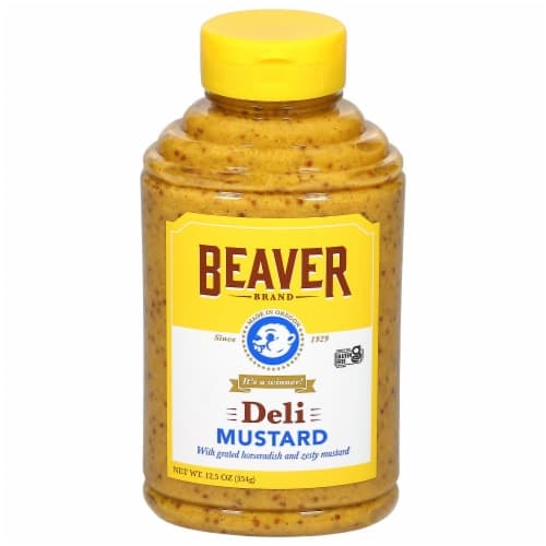 Beaver Brand Mustard Deli With Grated Horseradish Roots