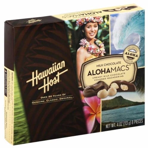 Hawaiian Host Alohamacs Milk Chocolate Macadamia Nuts