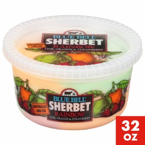 Blue Bell Sherbet Quart, Rainbow