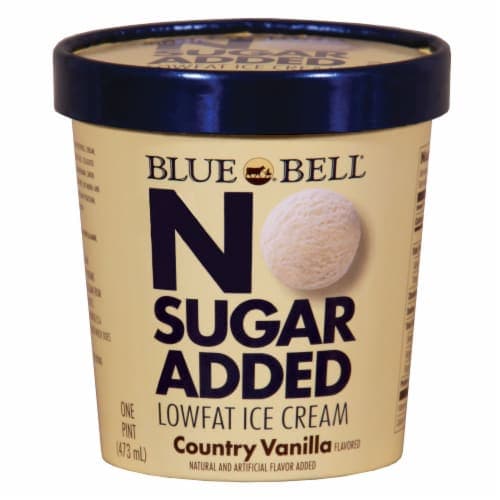 Blue Bell Ice Cream, Lowfat, County Vanilla