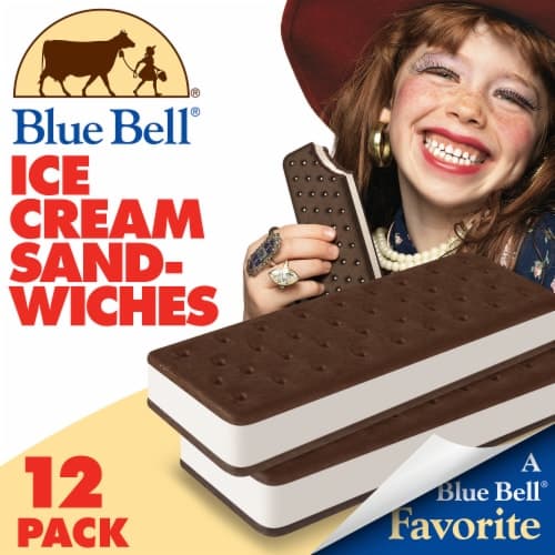 Blue Bell Ice Cream Sandwich
