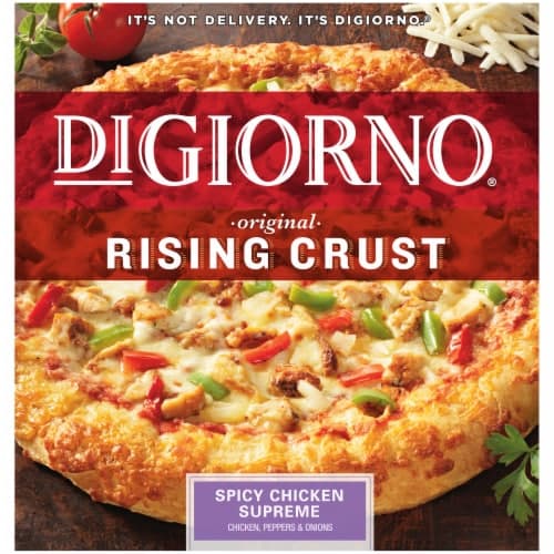 Digiorno Pizza, Rising Crust, Spicy Chicken Supreme