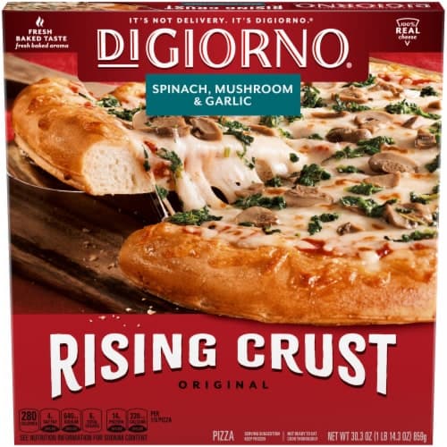 Digiorno Rising Crust Original Spinach Mushroom & Garlic Pizza