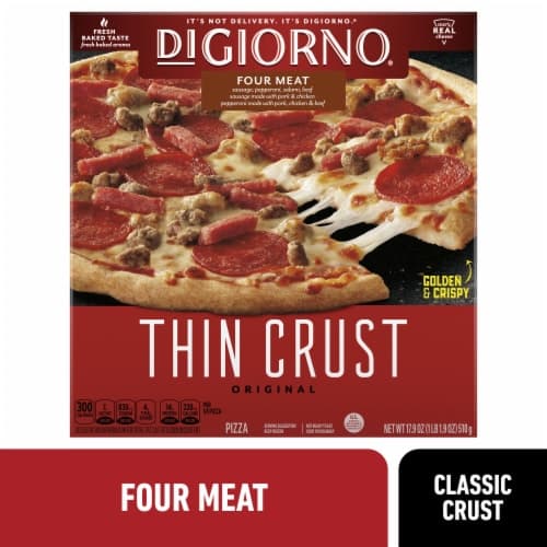 Digiorno Classic Thin Crust Four Meat Pizza