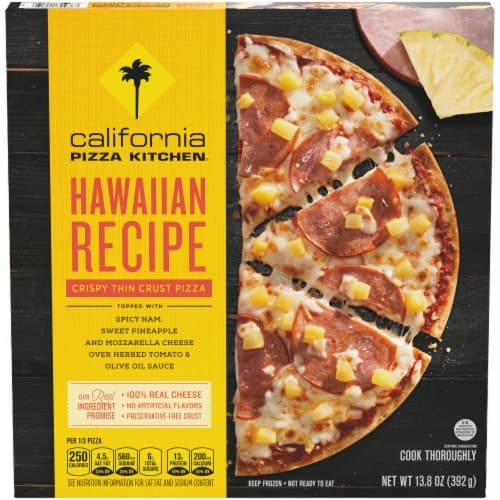 California Pizza Kitchen Pizza, Crispy Thin Crust, Hawaiian Recipe
