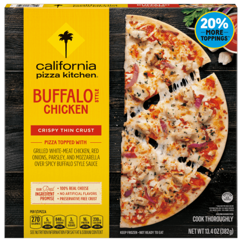 California Pizza Kitchen Crispy Thin Crust Buffalo Style Chicken Pizza