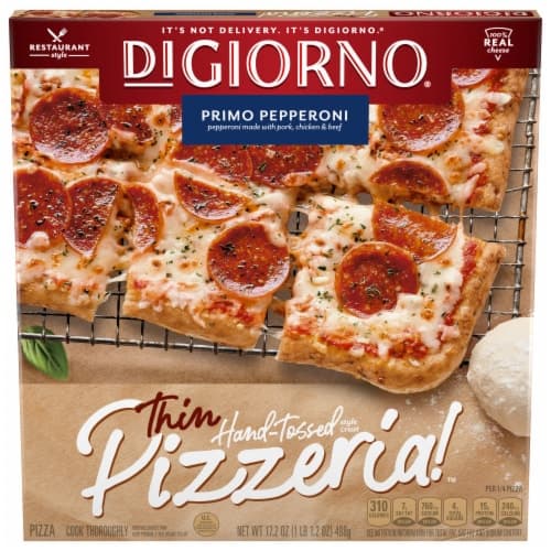 Digiorno Pizzeria! Primo Pepperoni Thin Hand-Tossed Style Crust  Pizza