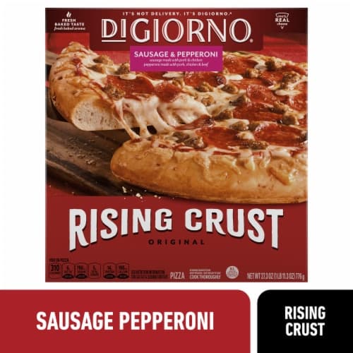 Digiorno  Pizza Rising Crust Sausage Pepperoni