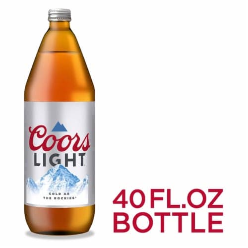 Coors Light Single Glass