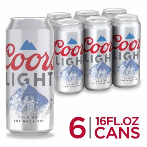 Coors Light American Style Light Lager Beer 4.2% Abv Cans