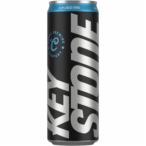 Keystone Ice Lager Beer, Oz. Can, 5.9% Abv