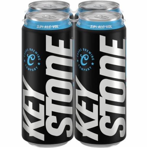 Keystone Ice Lager Beer,. Oz. Cans, 5.9% Abv