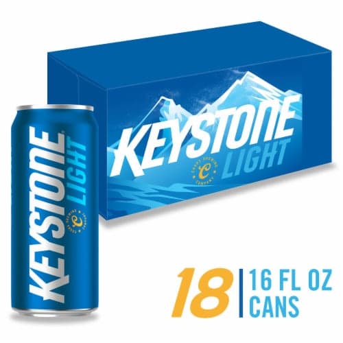 Keystone American Style Light Lager 4.1% Abv Cans