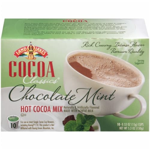 Land O Lakes Cocoa Classics Kcups Hot Cocoa Mix Chocolate Mint