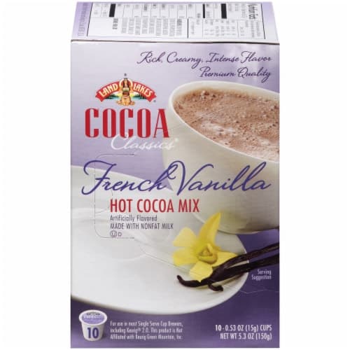 Land O Lakes Cocoa Classics Kcups Hot Cocoa Mix French Vanilla