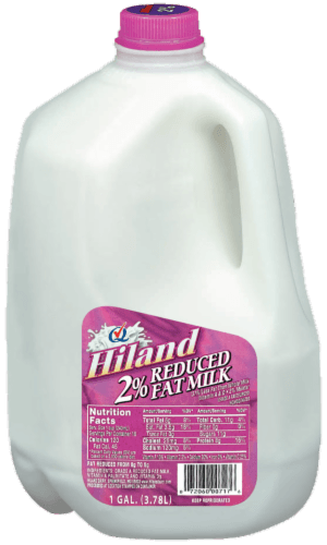 Hiland Dairy 2% Reduced Fat Milk