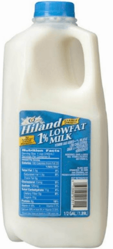 Hiland Dairy 1% Low Fat Milk