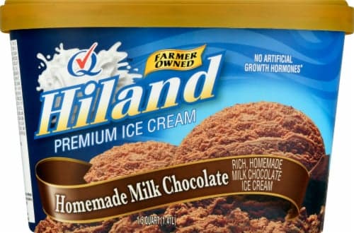 Hiland Ice Cream, Premium, Homemade Milk Chocolate