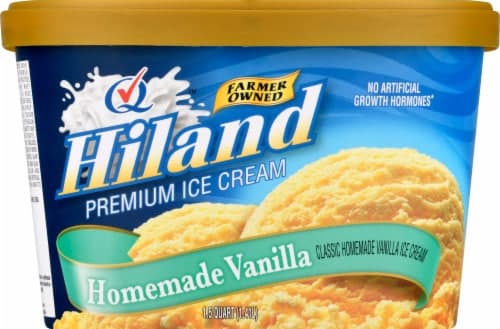 Hiland Ice Cream, Premium, Homemade Vanilla