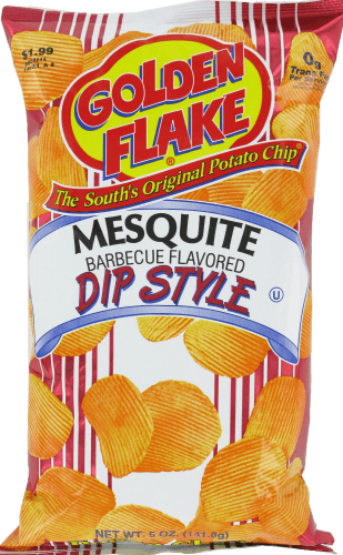 Golden Flake Mesquite Barbeque Flavored Dip Style Potato Chips