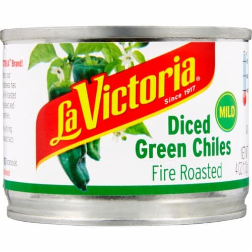 La Victoria Green Chiles Diced Fire Roasted Mild