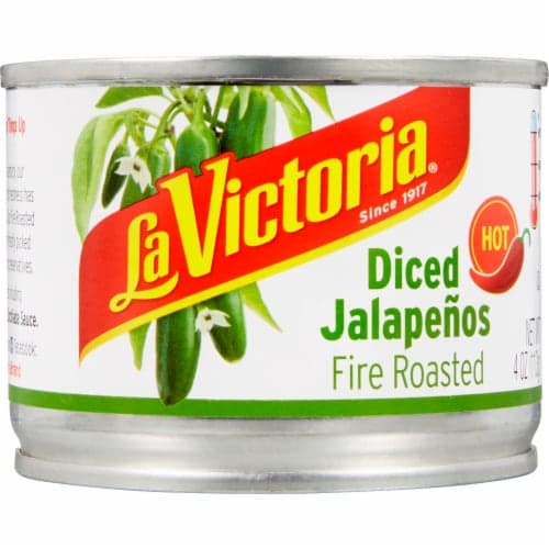 La Victoria Jalapenos Diced Fire Roasted Hot