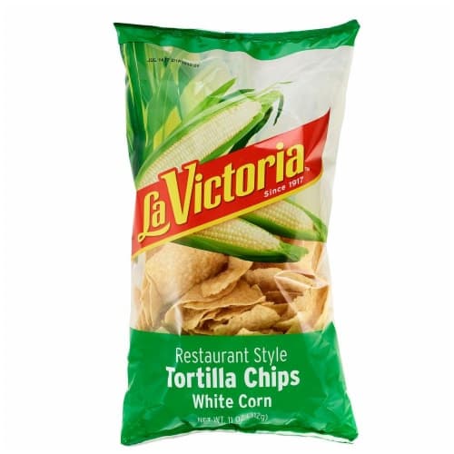 La Victoria Tortilla Chips, Authentic, White Corn